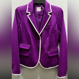 GAP Purple Blazer with White Accents